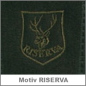 Preview: Gewehrriemen aus Cordura - schwarz - Stickerei LOGO - Riserva -Artikel R1443