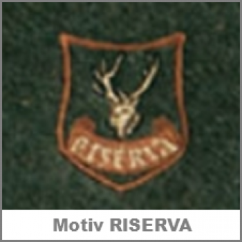 Gewehrriemen aus Loden - grün - Stickerei LOGO - Riserva - Artikel R1851