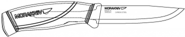 Morakniv Gürtelmesser Companion - schwarz - MORAKNIV - Artikel 133810