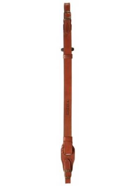 Quick-Shorten-Gewehrriemen aus Leder - Braun- Riserva - Artikel R1734